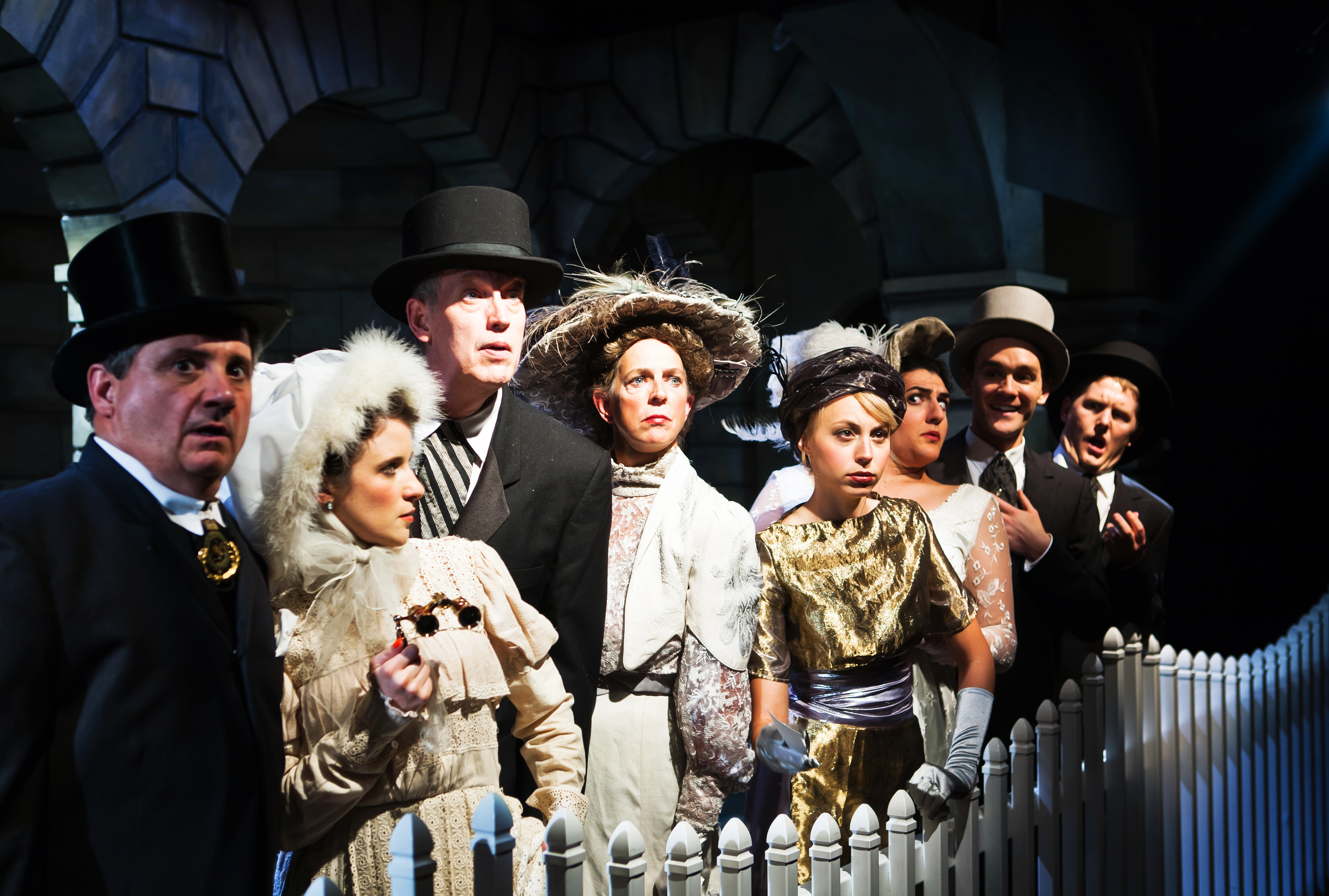 The cast of My Fair Lady (2012).