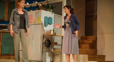 Robyn (Julia Brothers) and Sharon (Susi Damilano) discuss their plans for their futures.