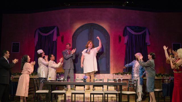 Albin (John Treacy Egan*) earns applause.