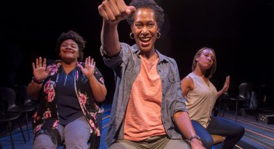 Featured (left to right) Indiia Wilmott (Mom 2), Atim Udoffia* (Angela), Nia Fairweather* (Hazel)
