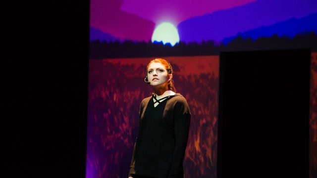 Aspiring video game designer Katja (Emily Radosevich) creates a virtual world.