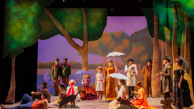 The cast of 'Sunday in the Park with George' at San Francisco Playhouse. Photo by Donny Gilliland.