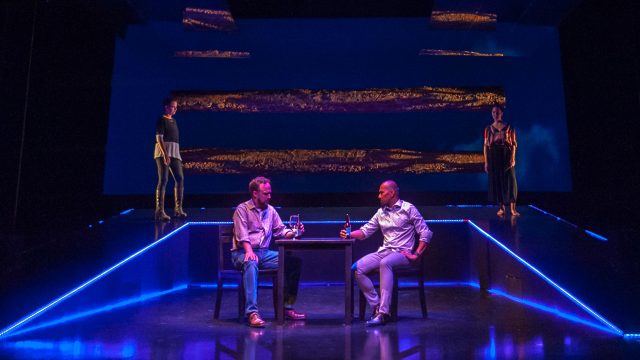 Ben (Cassidy Brown*) and Daniel (Jomar Tagatac*) in 'You Mean to Do Me Harm' at San Francisco Playhouse.