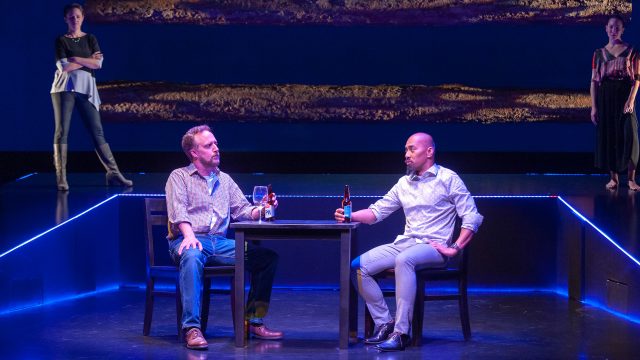 Ben (Cassidy Brown*) and Daniel (Jomar Tagatac*) in 'You Mean to Do Me Harm' at San Francisco Playhouse.