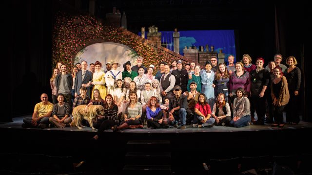 The cast and crew of 'Mary Poppins' at San Francisco Playhouse.