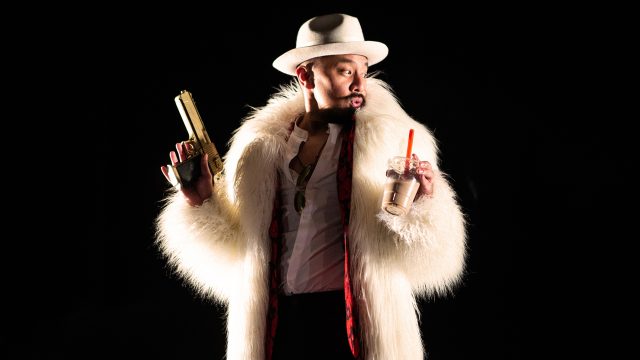 The infamous gangster Shrimp Boy (Jomar Tagatac*) appears in 'King of the Yees' at San Francisco Playhouse.