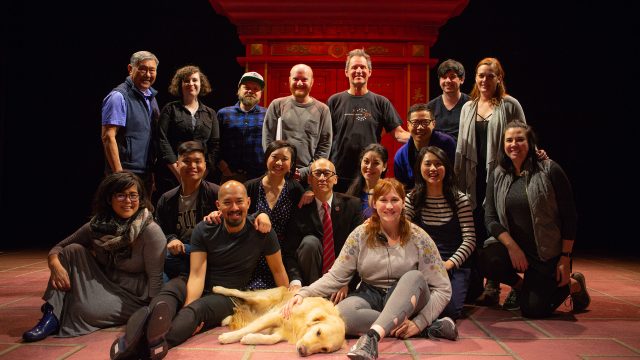 The cast and crew of 'King of the Yees' at San Francisco Playhouse.