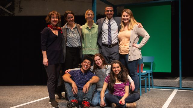 The cast and crew of 'A White Girl's Guide to International Terrorism'.
