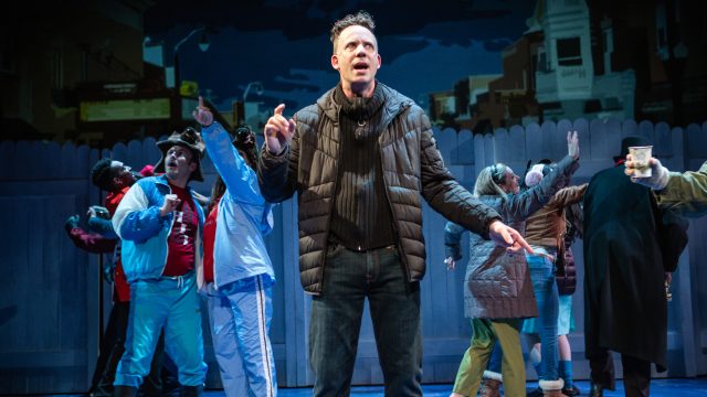 Phil Connors (Ryan Drummond*) realizes that he is reliving February 2nd, Groundhog Day, in Punxsutawney, PA.