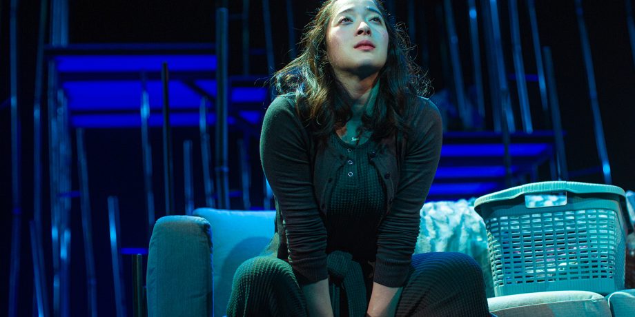 Letter Writer #2 (Kina Kantor) ponders her next move in 'Tiny Beautiful Things' at San Francisco Playhouse.