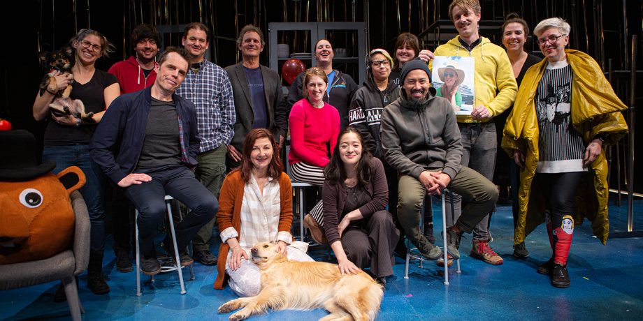 The cast and crew of 'Tiny Beautiful Things' at San Francisco Playhouse.