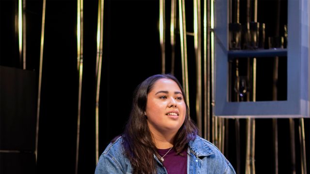 Ana (Vanessa Barrantes) in 'Real Women Have Curves' at San Francisco Playhouse.