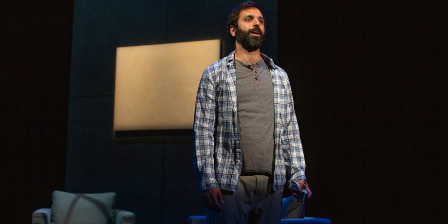 Bobak Bakhtiari* plays Yvan in San Francisco Playhouse's production of 'Art' by Yasmina Reza.