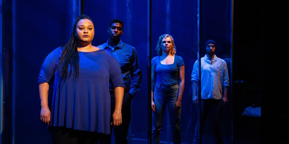 Katrina Lauren McGraw, Rodney Earl Jackson Jr., Cate Hayman, and John Paul Gonzalez in 'Songs for a New World' at San Francisco Playhouse.