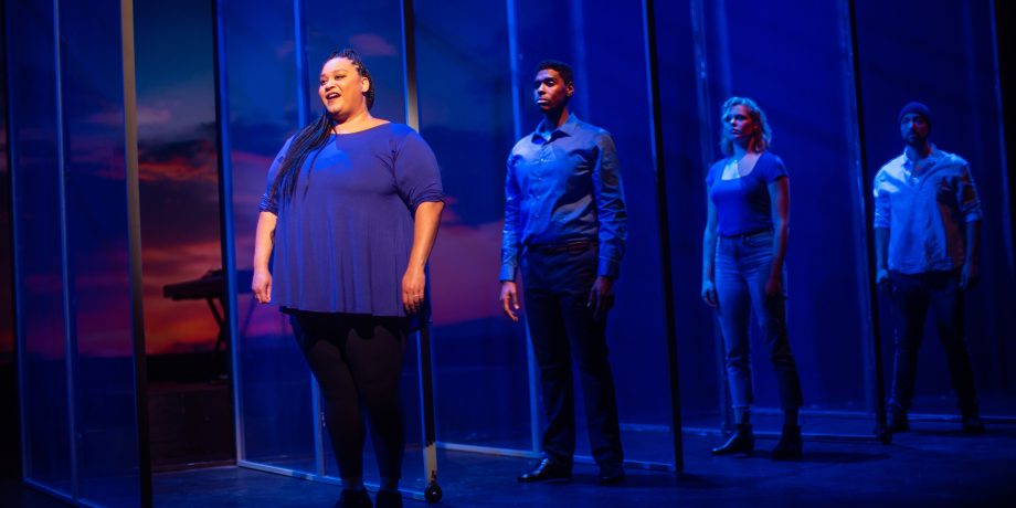 Katrina Lauren McGraw, Rodney Earl Jackson Jr., Cate Hayman, and John Paul Gonzalez in 'Songs for a New World' at San Francisco Playhouse.