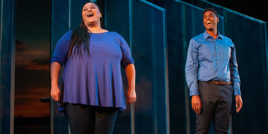 Katrina Lauren McGraw and Rodney Earl Jackson Jr. in 'Songs for a New World' at San Francisco Playhouse.