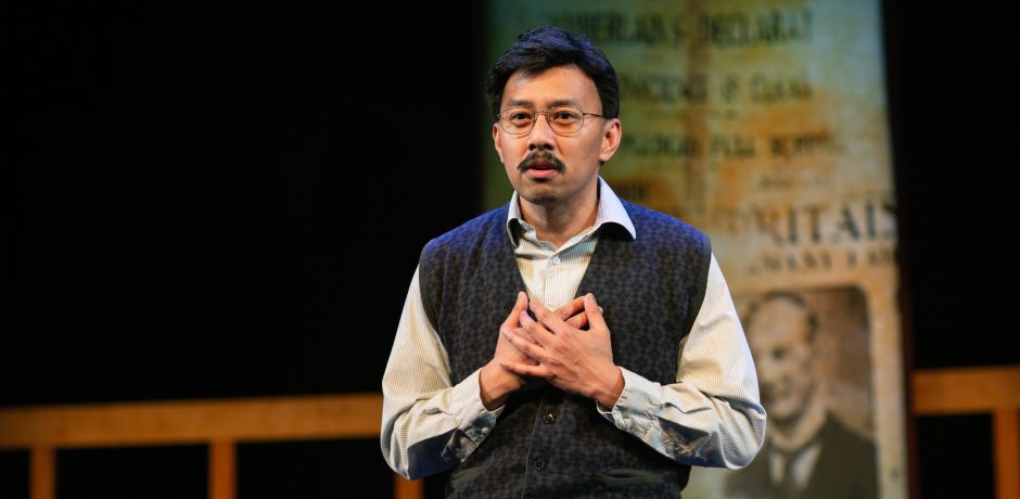 Jomar Tagatac as Gordon Hirabayashi in 'Hold These Truths' by Jeanne Sakata, directed by Jeffrey Lo. 'Hold These Truths' by Jeanne Sakata