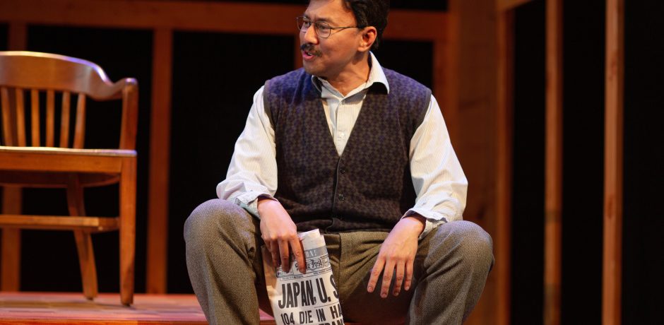 Jomar Tagatac as Gordon Hirabayashi in 'Hold These Truths' by Jeanne Sakata, directed by Jeffrey Lo. 'Hold These Truths' by Jeanne Sakata