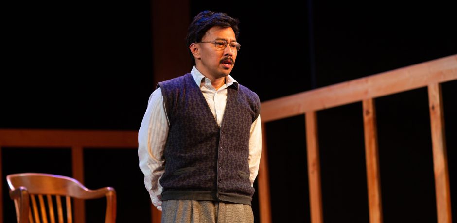 Jomar Tagatac as Gordon Hirabayashi in 'Hold These Truths' by Jeanne Sakata, directed by Jeffrey Lo. 'Hold These Truths' by Jeanne Sakata