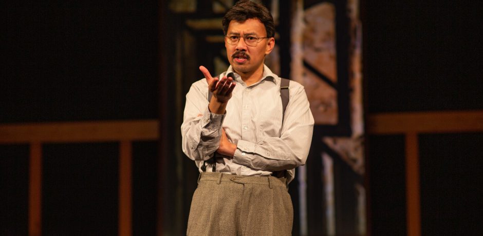 Jomar Tagatac as Gordon Hirabayashi in 'Hold These Truths' by Jeanne Sakata, directed by Jeffrey Lo. 'Hold These Truths' by Jeanne Sakata