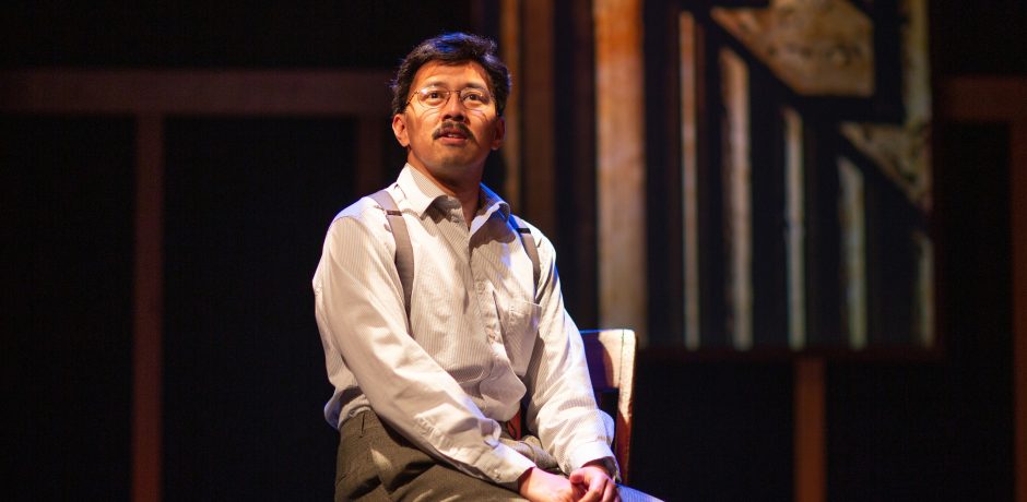 Jomar Tagatac as Gordon Hirabayashi in 'Hold These Truths' by Jeanne Sakata, directed by Jeffrey Lo. 'Hold These Truths' by Jeanne Sakata