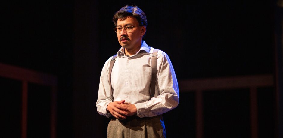 Jomar Tagatac as Gordon Hirabayashi in 'Hold These Truths' by Jeanne Sakata, directed by Jeffrey Lo. 'Hold These Truths' by Jeanne Sakata