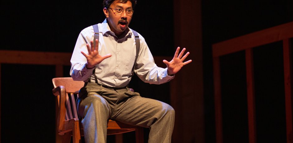 Jomar Tagatac as Gordon Hirabayashi in 'Hold These Truths' by Jeanne Sakata, directed by Jeffrey Lo. 'Hold These Truths' by Jeanne Sakata