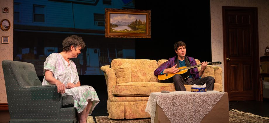 Mrs. C. (Anne Darragh*) and Robbie (Jeremy Kahn*) relive their old piano lessons in 'The Song of Summer' at San Francisco Playhouse. The Song of Summer at San Francisco Playhouse - Photo by Jessica Palopoli