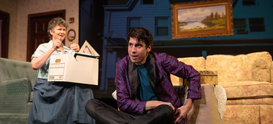 Mrs. C. (Anne Darragh*) and Robbie (Jeremy Kahn*) take a trip down memory lane in 'The Song of Summer' at San Francisco Playhouse. The Song of Summer at San Francisco Playhouse - Photo by Jessica Palopoli