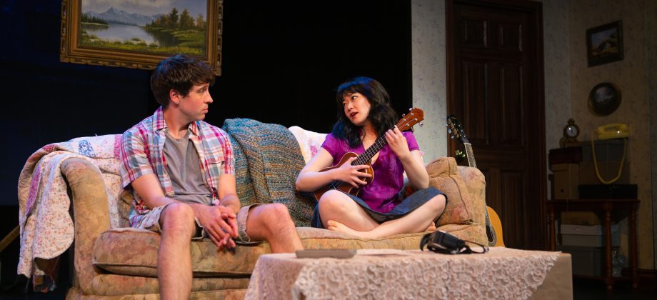 Robbie (Jeremy Kahn*) and Tina (Monica Ho*) navigate their teenage friendship in 'The Song of Summer' at San Francisco Playhouse. The Song of Summer at San Francisco Playhouse - Photo by Jessica Palopoli