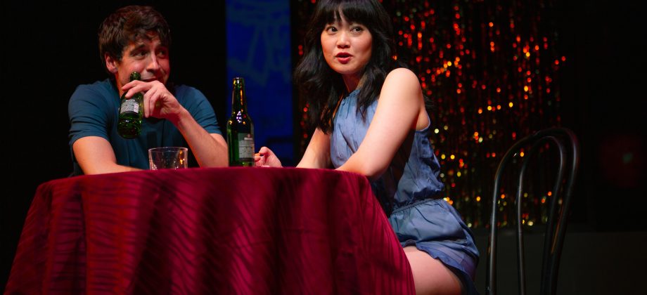 Robbie (Jeremy Kahn*) and Tina (Monica Ho*) reconnect in 'The Song of Summer' at San Francisco Playhouse. The Song of Summer at San Francisco Playhouse - Photo by Jessica Palopoli