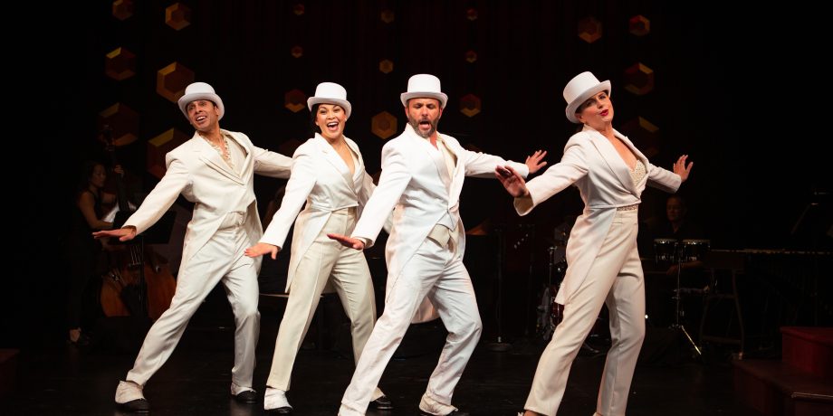 Wilson Jermaine Heredia*, Rinabeth Apostol*, Keith Pinto*, and Melissa WolfKlain* in Starting Here, Starting Now at San Francisco Playhouse. Wilson Jermaine Heredia*, Rinabeth Apostol*, Keith Pinto*, and Melissa WolfKlain* in Starting Here, Starting Now at San Francisco Playhouse.