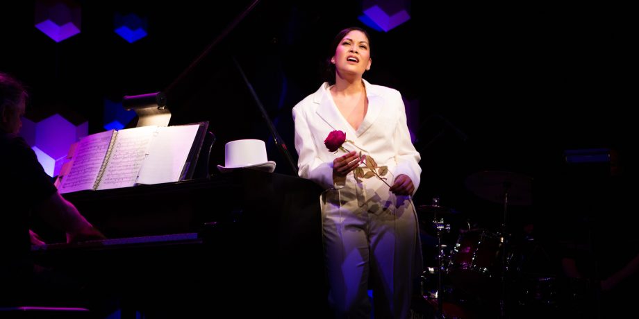 Rinabeth Apostol* in Starting Here, Starting Now at San Francisco Playhouse. Rinabeth Apostol* in Starting Here, Starting Now at San Francisco Playhouse.