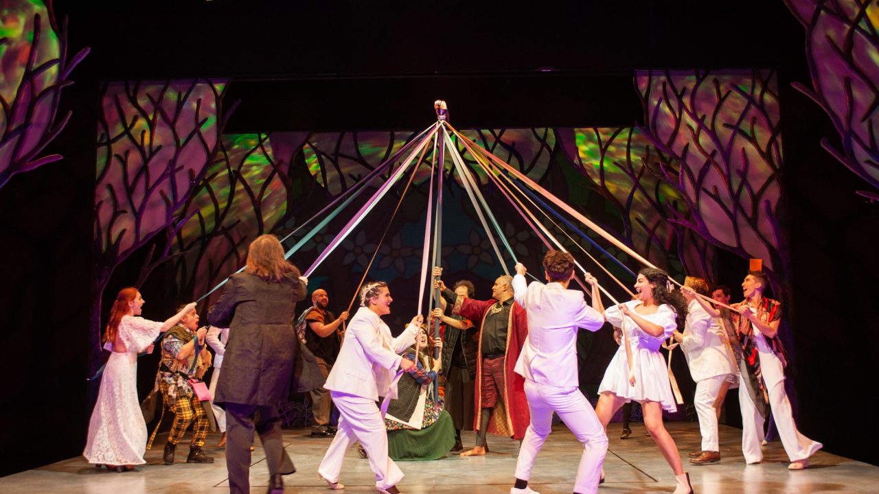 All are welcome in the forest of Arden in San Francisco Playhouse's musical version of "As You Like It," performing now through January 14, 2023.