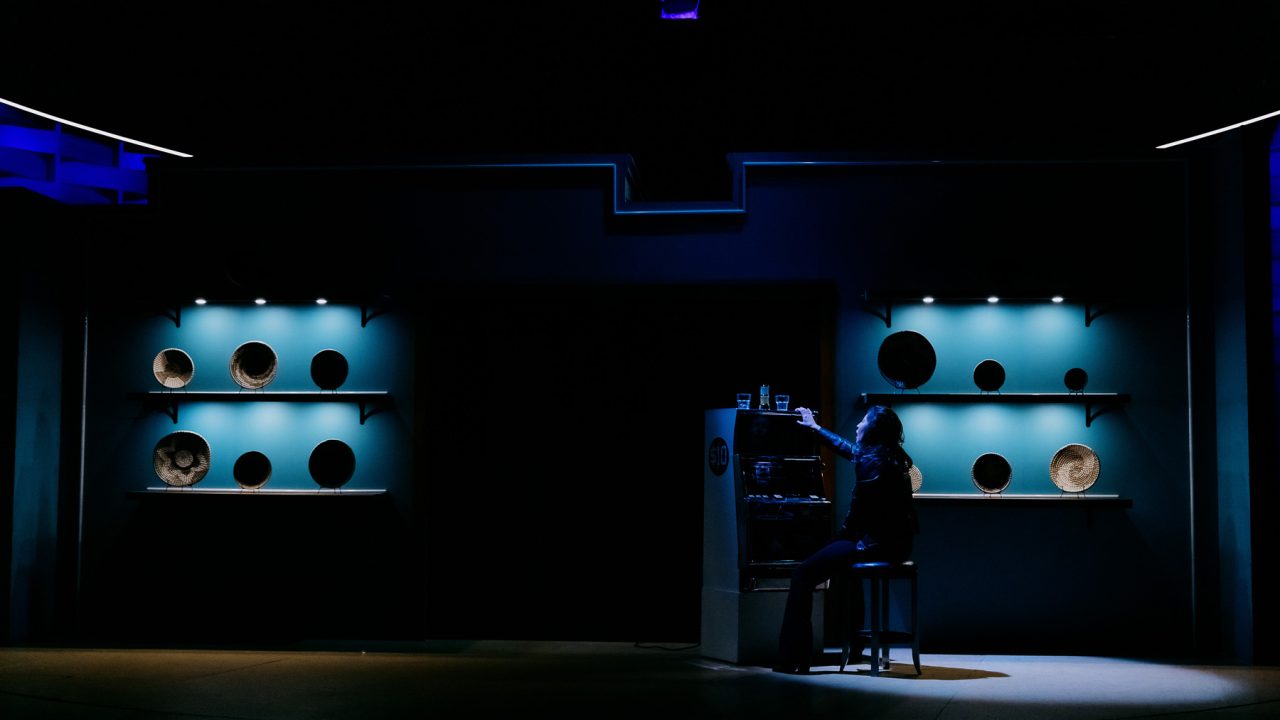 Rocky (Rainbow Dickerson) spends a late night at the casino in San Francisco Playhouse's World Premiere of "Cashed Out," performing January 26 - February 25.