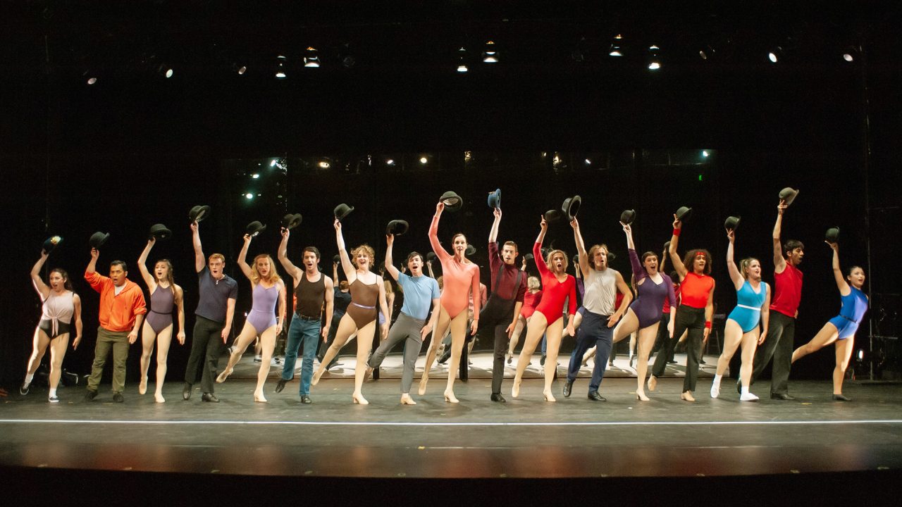 Dancers dazzle in an audition in San Francisco Playhouse's "A Chorus Line," performing June 22 - September 9.