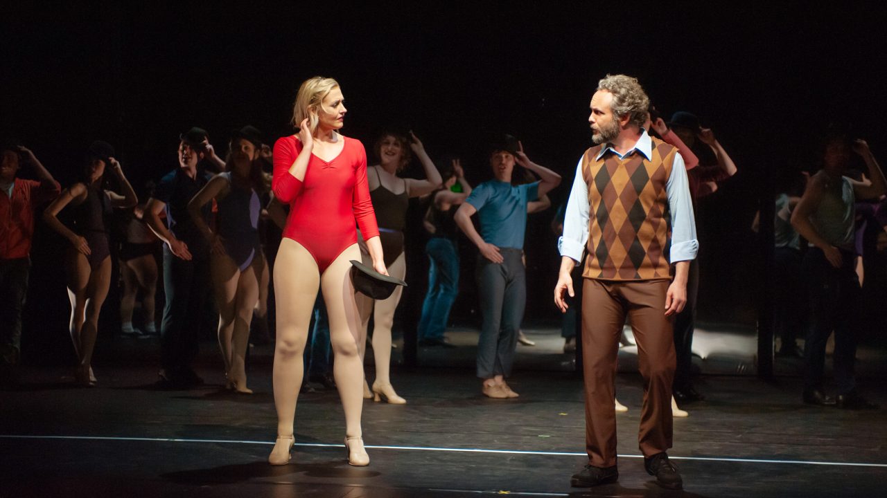 CBPR
With over 30 years of experience, Carla Befera Public Relations has managed public relations, marketing, media buying, and promotions for hundreds of regional theatre companies, national Broadway tours, dance, opera, symphony, and other arts organizations, in addition to various events and businesses.
Navigation
Home
About
Clients
Coverage
Press Materials
Contact
Contact
info@cb-pr.com
1404 Bryant Street
Palo Alto, CA 94301
© Carla Befera & Company 2017
Cassie (Nicole Helfer) shares her struggles with her ex, director Zach (Keith Pinto) in San Francisco Playhouse's "A Chorus Line," performing June 22 - September 9.