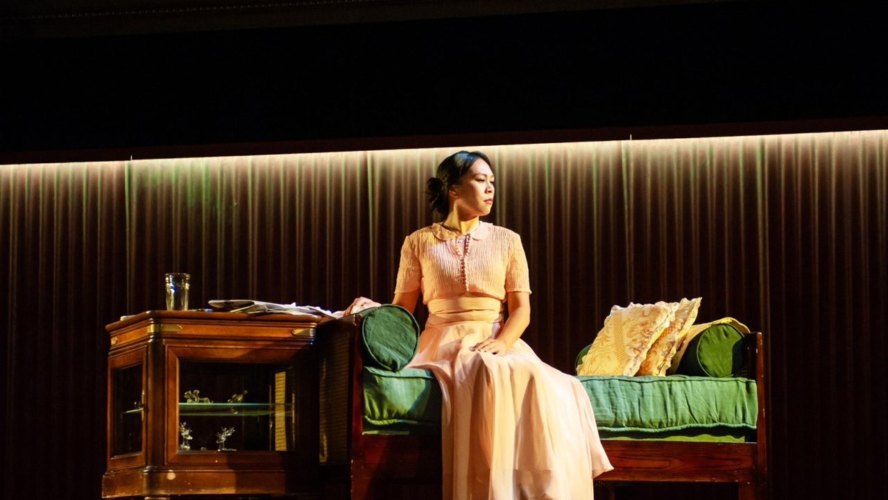 Laura (Nicole Javier) is unsure about her future in San Francisco Playhouse's "The Glass Menagerie," performing May 2 - June 15. Laura (Nicole Javier) is unsure about her future in San Francisco Playhouse's "The Glass Menagerie," performing May 2 - June 15.