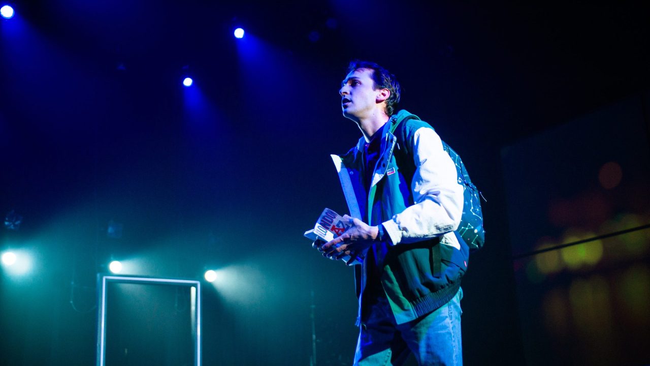 Christopher (Brendan Looney) embarks on an investigation in San Francisco Playhouse's "The Curious Incident of the Dog in the Night-Time," performing May 1 - June 21. Christopher (Brendan Looney) embarks on an investigation in San Francisco Playhouse's "The Curious Incident of the Dog in the Night-Time," performing May 1 - June 21.