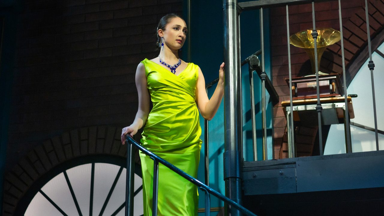 Jillian A. Smith as Eliza Doolittle in San Francisco Playhouse's "My Fair Lady," performing July 3 - September 13, 2025. Jillian A. Smith as Eliza Doolittle in San Francisco Playhouse's "My Fair Lady," performing July 3 - September 13, 2025.