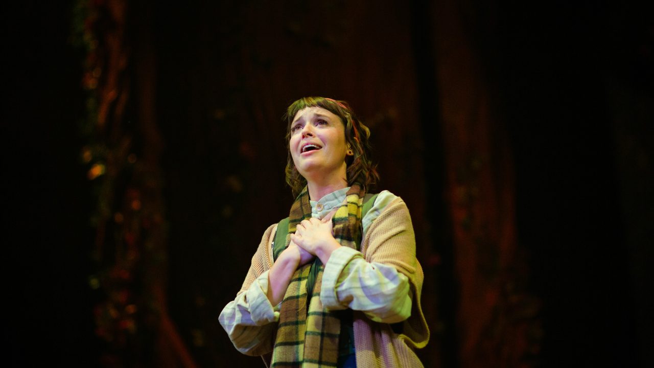 The Baker's Wife (Ruby Day) considers lessons learned in San Francisco Playhouse's "Into the Woods," performing November 20, 2025 - January 17, 2026. The Baker's Wife (Ruby Day) considers lessons learned in San Francisco Playhouse's "Into the Woods," performing November 20, 2025 - January 17, 2026.