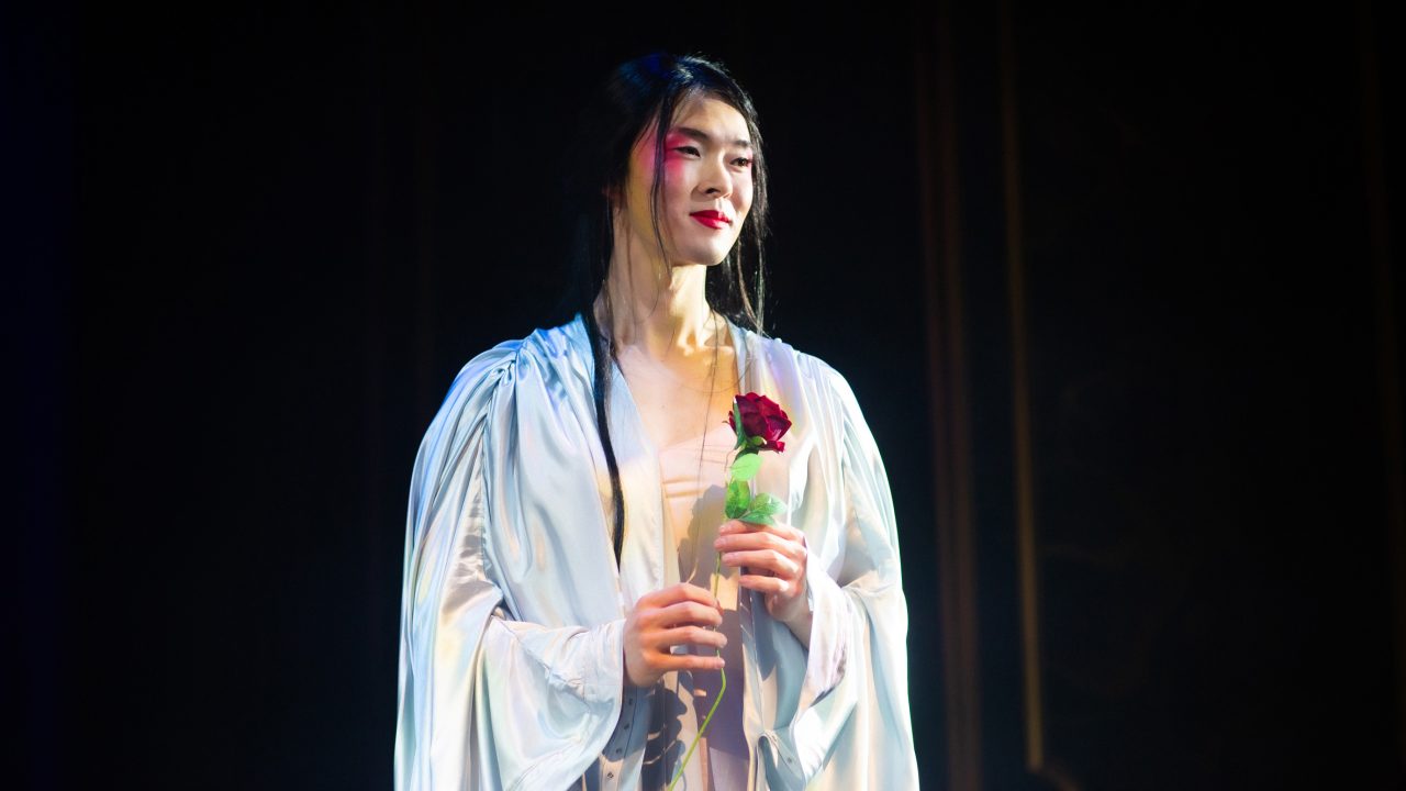 Edric Young as Song Liling in San Francisco Playhouse's "M. Butterfly," performing February 5 - March 14, 2026. Edric Young as Song Liling in San Francisco Playhouse's "M. Butterfly," performing February 5 - March 14, 2026.