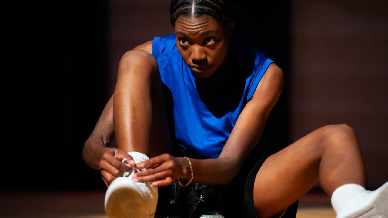 Santeon Brown as Starra in San Francisco Playhouse's "Flex," performing March 26 - May 2, 2026. Santeon Brown as Starra in San Francisco Playhouse's "Flex," performing March 26 - May 2, 2026.